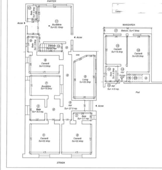 Casa individuala renovabila, 7 camere, 219mp utili, 647mp teren, Remet