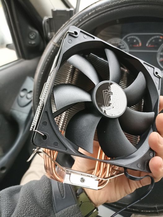 Кулер Alseye. 12см*2 4pin 4трубки