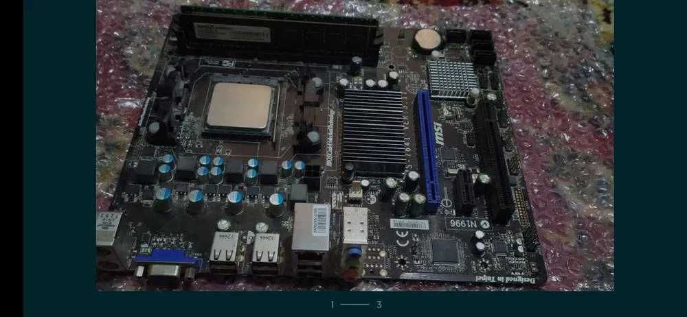 комплект для пк мать+проц+озу