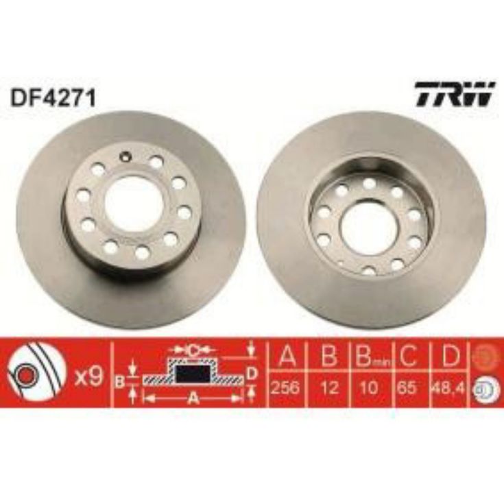Нови спирачни дискове TRW DF4271