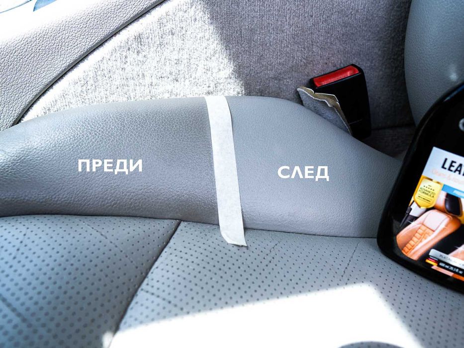 Спрей за почистване и подхранване на кожени салони - Carbonax