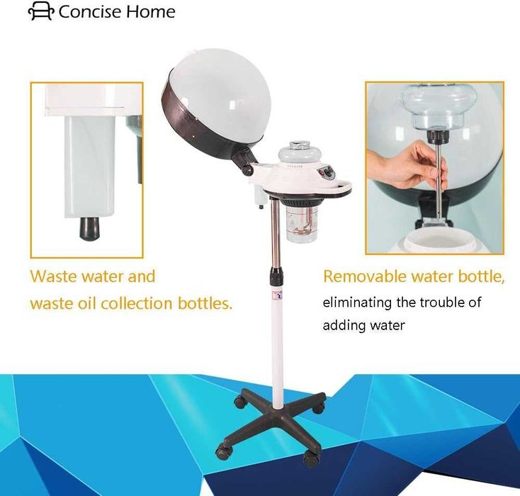 Concise Home Професионален уред за оформяне на коса с пара, регулируем