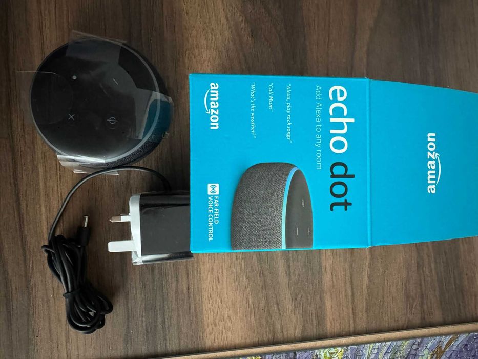 Amazon Echo Dot 3 (Alexa) - Desigilat, neutilizat, cutie originală