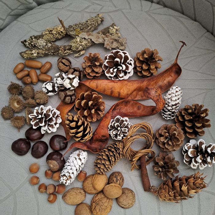 Естествени материали за декорации