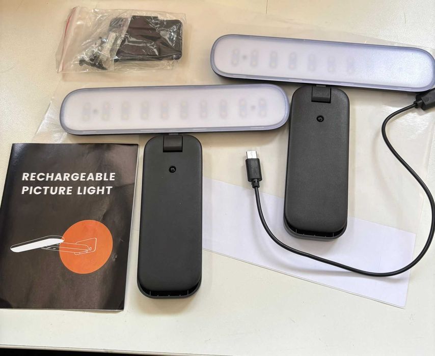 Lampă de perete reîncărcabilă pentru tablouri, FULEN, fara fir