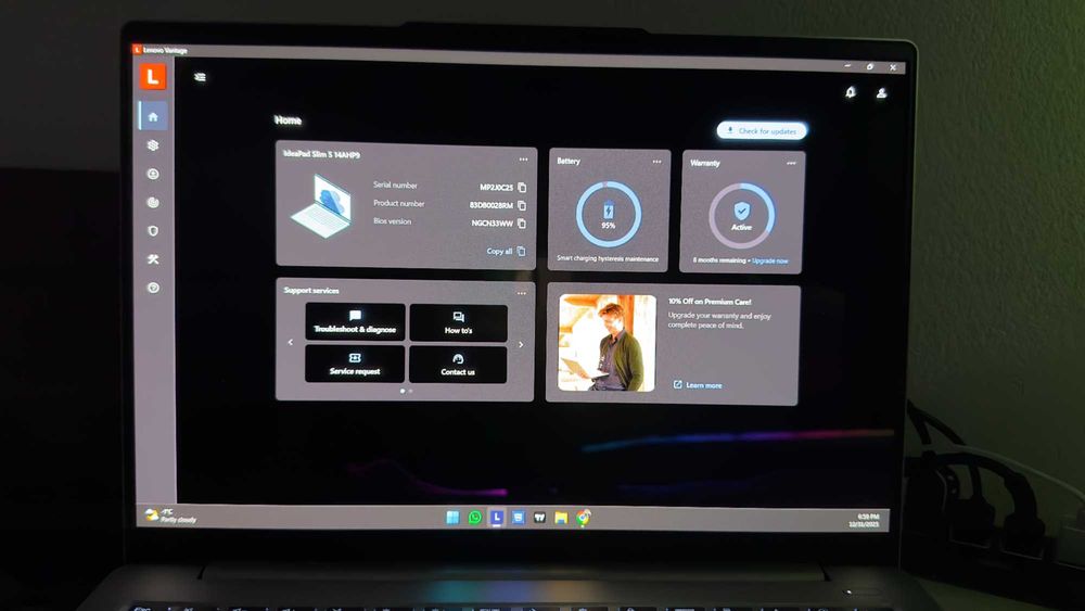 Vand Laptop Idea Pad 5 Slim OLED Specs in descriere