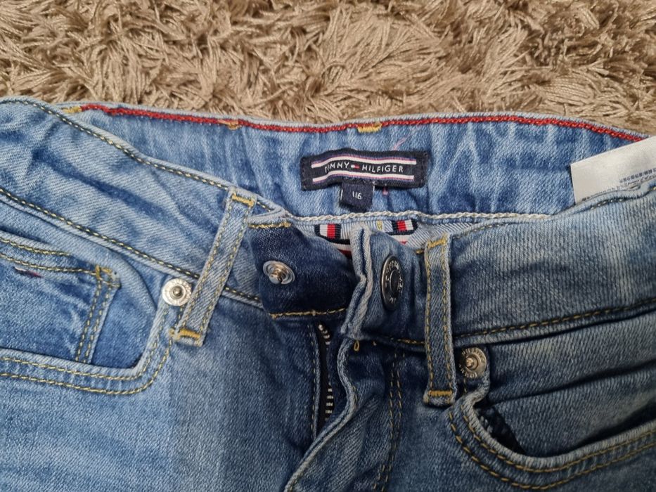 Blugi Tommy Hilfiger Originali - 3 perechi 116 si 122cm