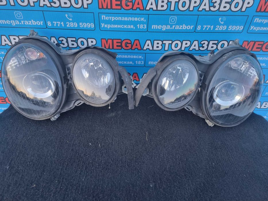 Фары на Мерседес/ Mercedes w210 с линзами