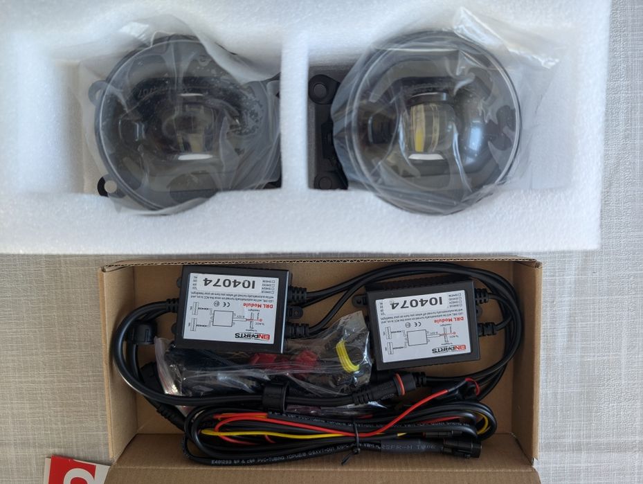 Фарове дневни / мъгла DRL/Fog LED универсални Duolight DL38  90mm нови