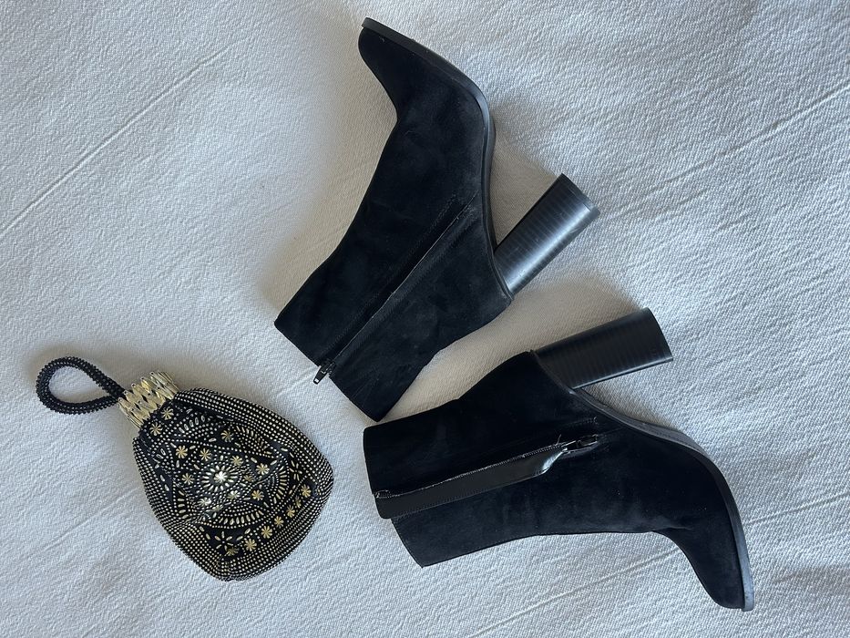 Botine 37 Mango - cizme pana la gleznă