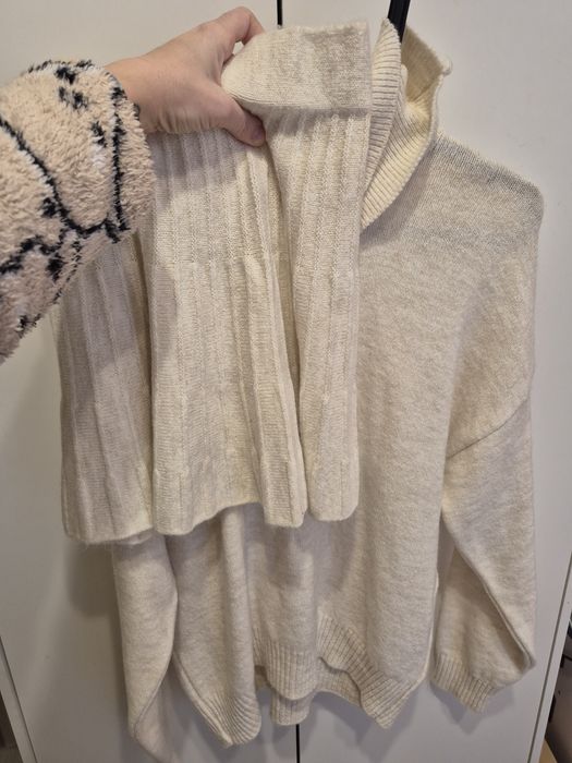 Set din tricot format din pulover si fusta marime universala