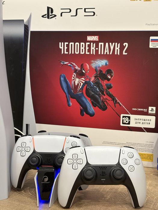 PlaysStation 5 fat с дисковод 2 джйостика