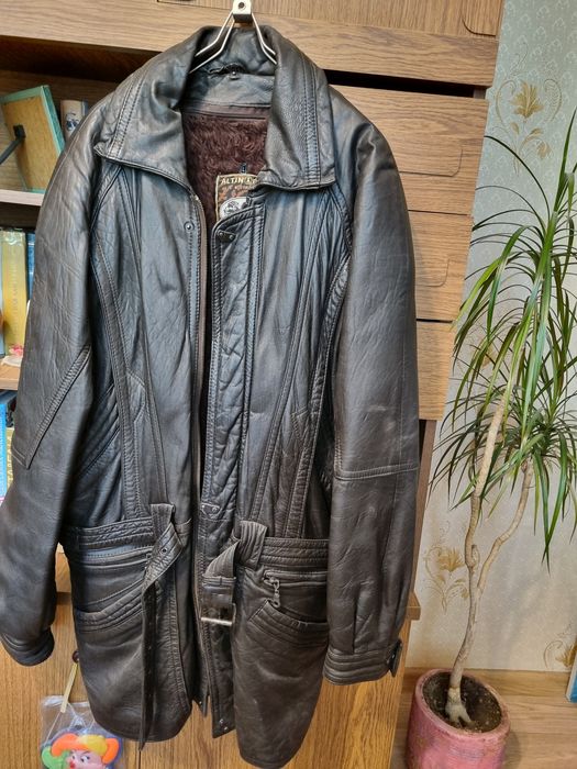 Куртка мужская кожанная 50р