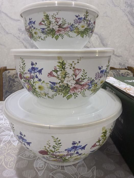 Набор помуды эмалированная сталь