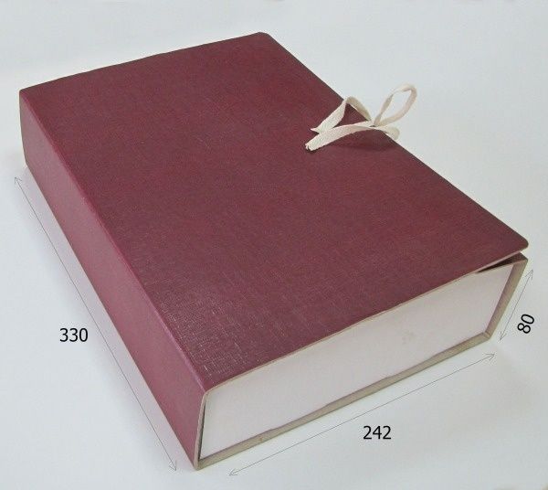 Папка из перепелиного картона 100% покрытие бумвинил 80мм