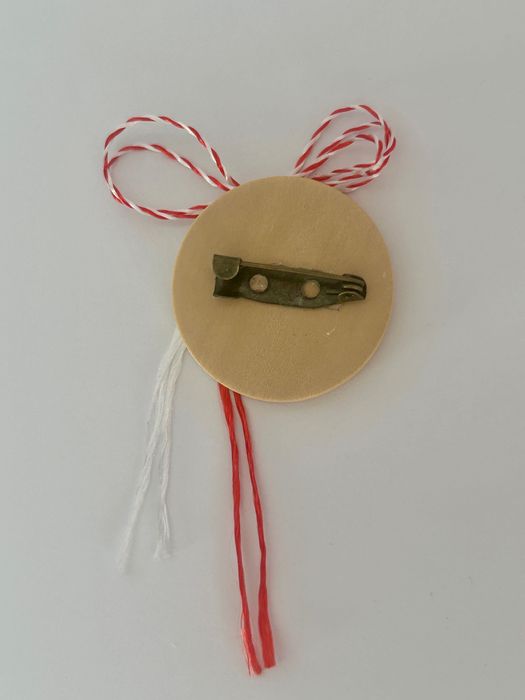 Mărțișor buburuză rotund