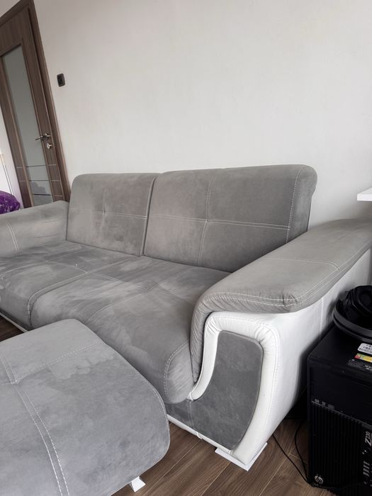 Canapea extensibilă Princess II + 2 tabureți Vellea Home