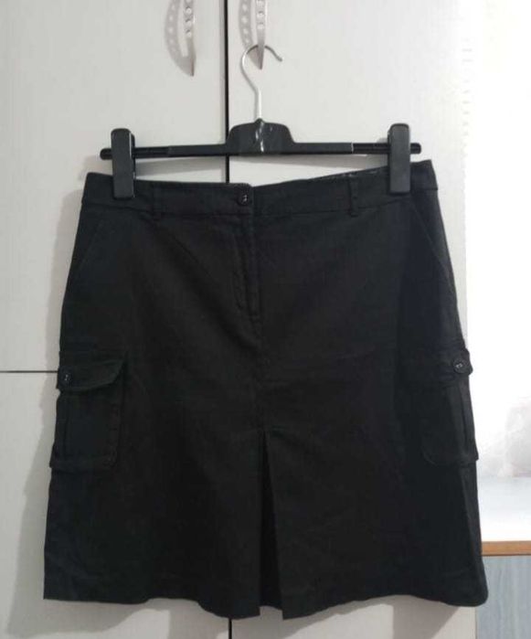 Fusta neagra din bumbac mărimea 44