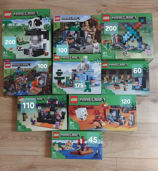 Seturi Lego Minecraft