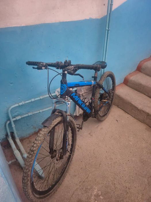 Велосипед синий цвет