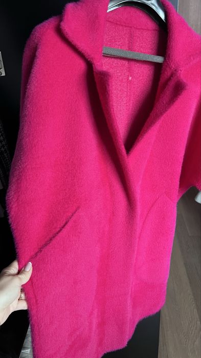 Палто в цикламен цвят