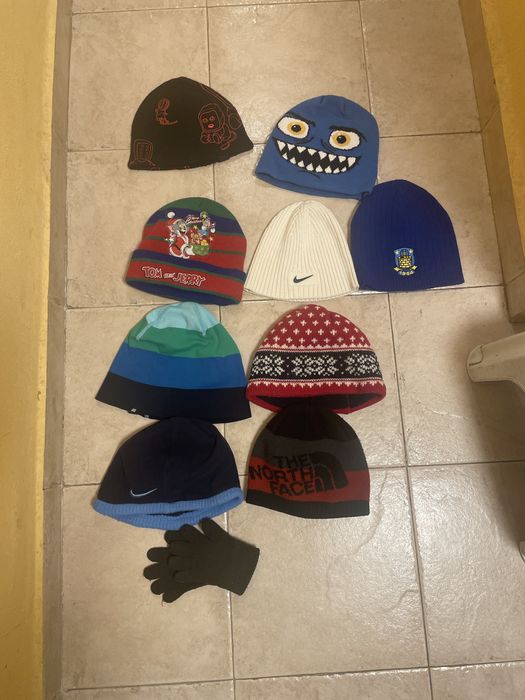 Nike, adidas, the north face, Oneil, spiderman и др шапки и ръкавици