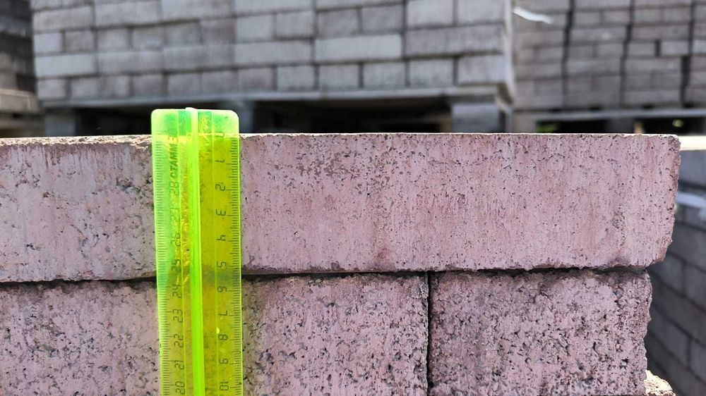 Брусчатка "кирпичик"