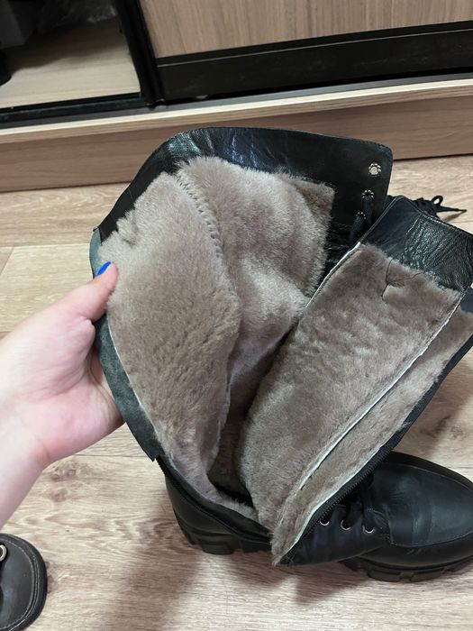Продам сапоги кожаные зимние