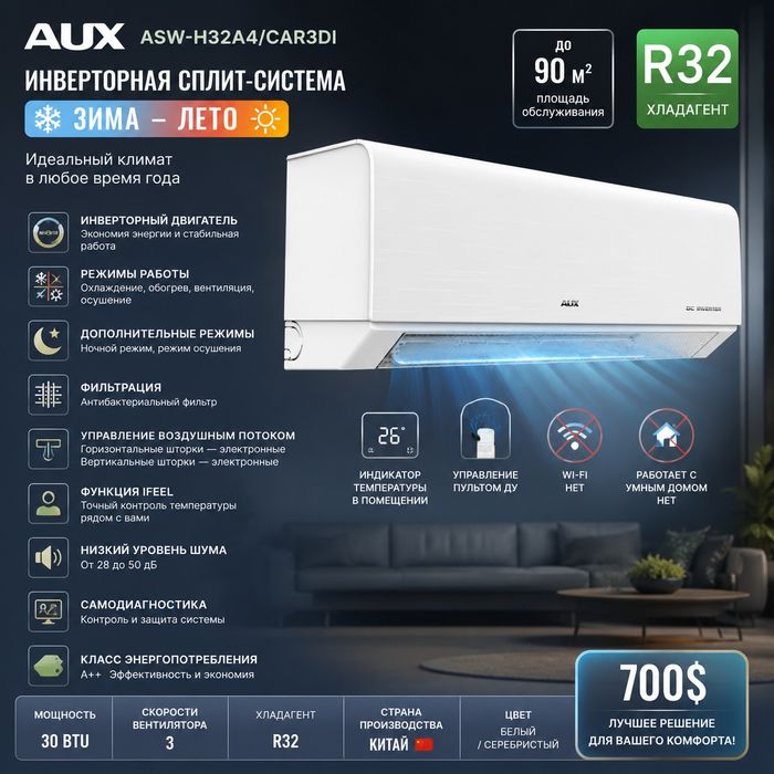 AUX 32 Inverter konditsioner split