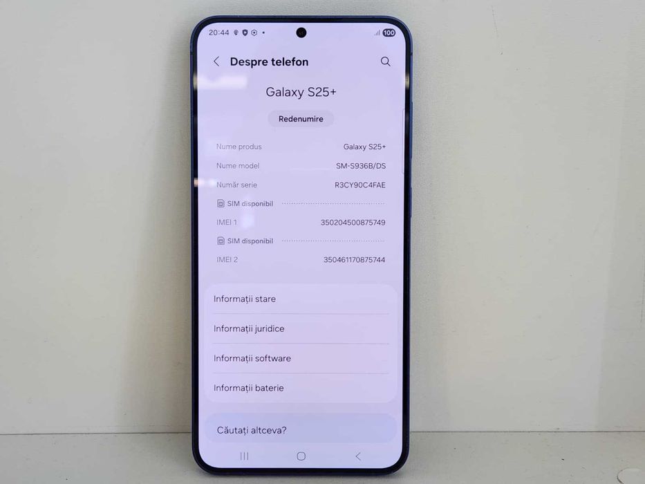 Telefon Samsung S25 Plus 12/512Gb (Ag8 Tudor1/B74843) – Garantie 2 Ani!