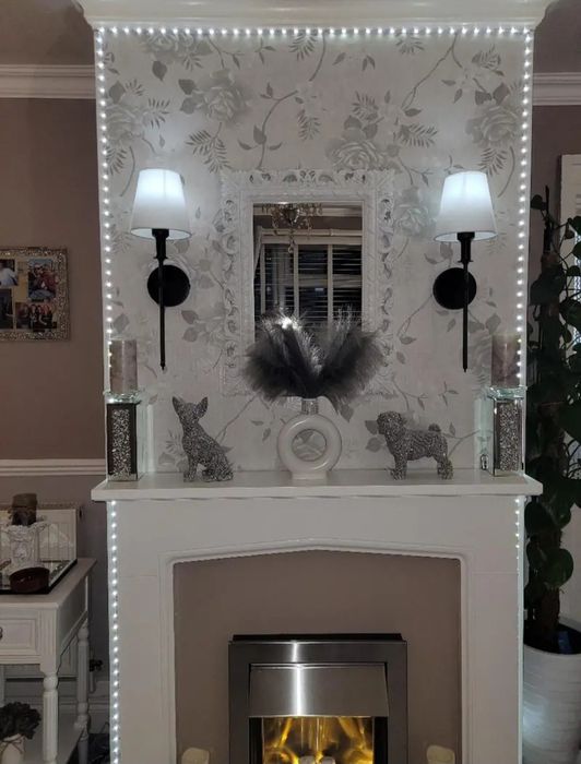 Стенен аплик черен мат