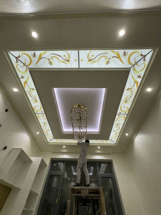 Зеркало декоративные Оргстекло рисунок Душавой кабина Витраж