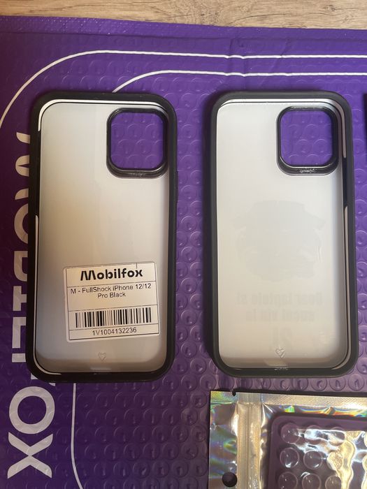 2x Huse Mobilfox+ 2 folii de protectie+ cadou, iph 12