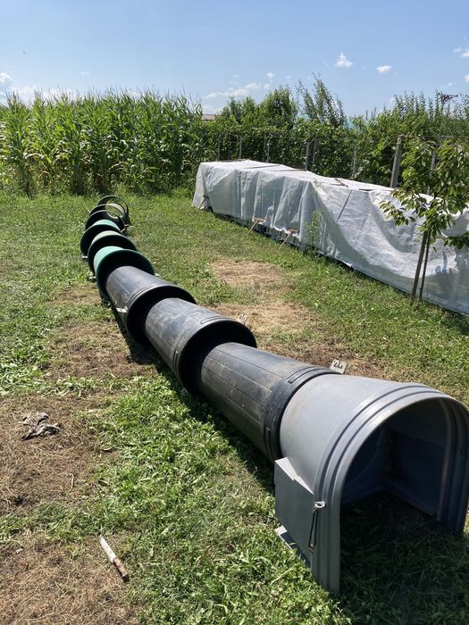 Tubulatura evacuare moloz