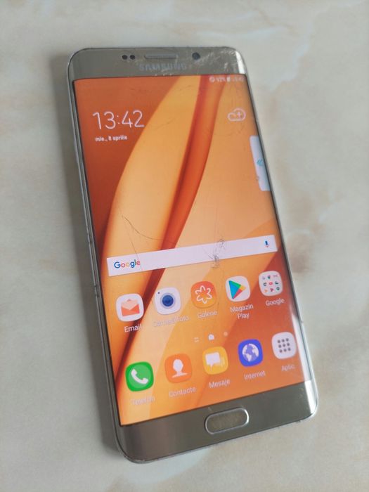 Vând Samsung Galaxy S6 Edge+ Plus Gold, perfect funcțional /poze reale
