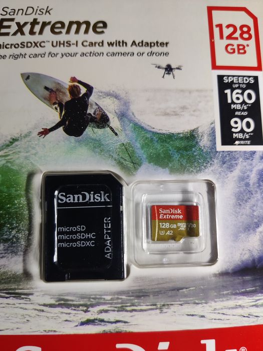Карта памет SANDISK Extreme microSDXC 128GB  160MB/s