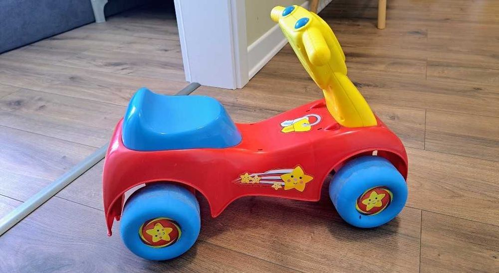 Кола/моторче за каране и бутане Fisher price Little people със звуци