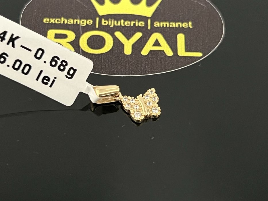 Bijuteria Royal CB : Pandant aur 14k 0,68 grame