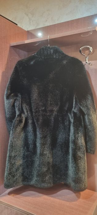 Дамско палто - изкуствен косъм S-M размер