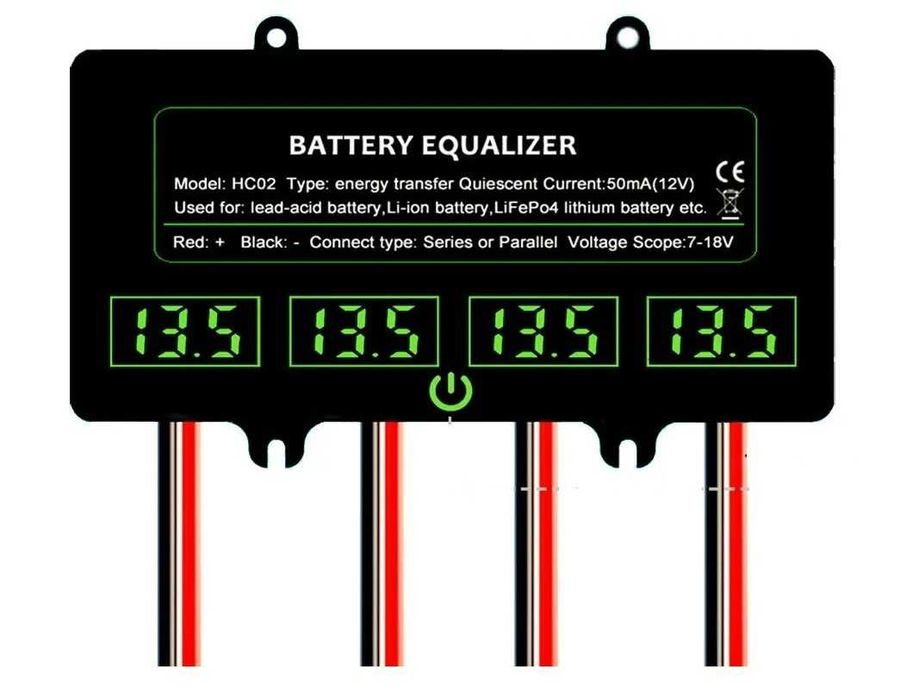 Egalizator baterii 48V, LCD, cu afisaj, protectie fuzibile