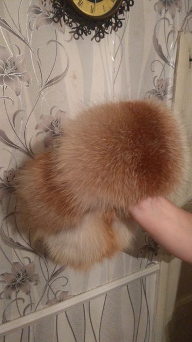Национальная шапка мех  лиса.