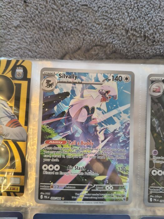 Sivally Pokemon Pitch black Card
