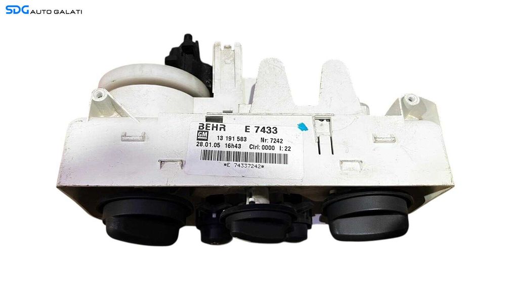 Panou Modul Unitate Comanda AC Aer Conditionat Clima Climatic Opel Meriva A 2003 - 2010 Cod 13191583 [LC0824]
