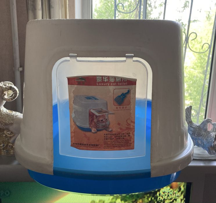 Био туалет для кошки б/у