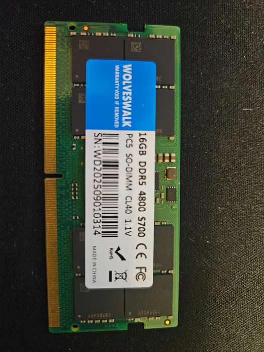DDR5 16GB 4800 SO-DIMM
