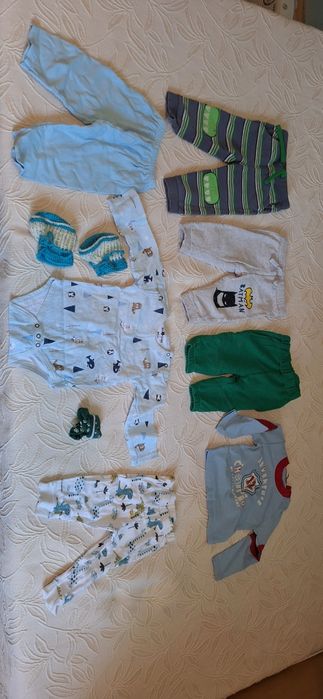 Лот Бебешки дрехи 0-12 месеца момче