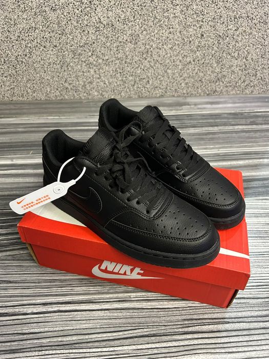 Adidași Nike Court Vision Low Triple Black – Mărimea 43 – Noi