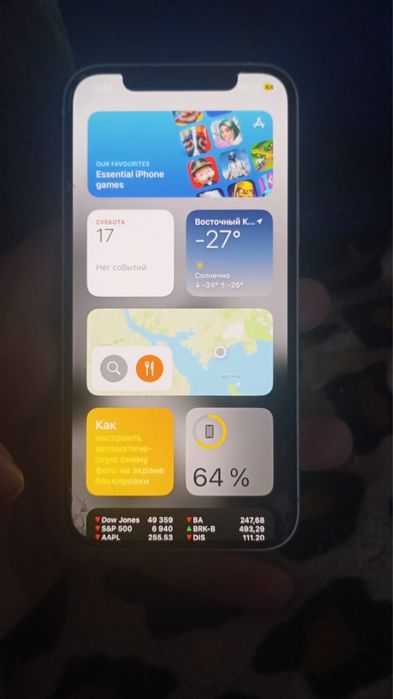 Айфон 12 в белом цвете 64гб