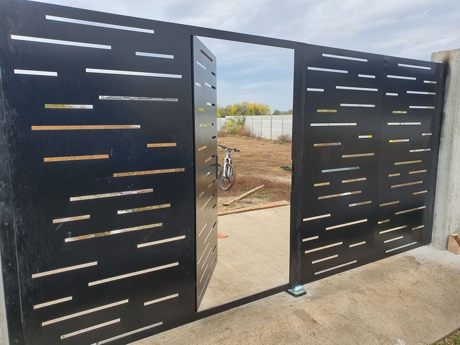 Porți tabla decupata CNC traforata