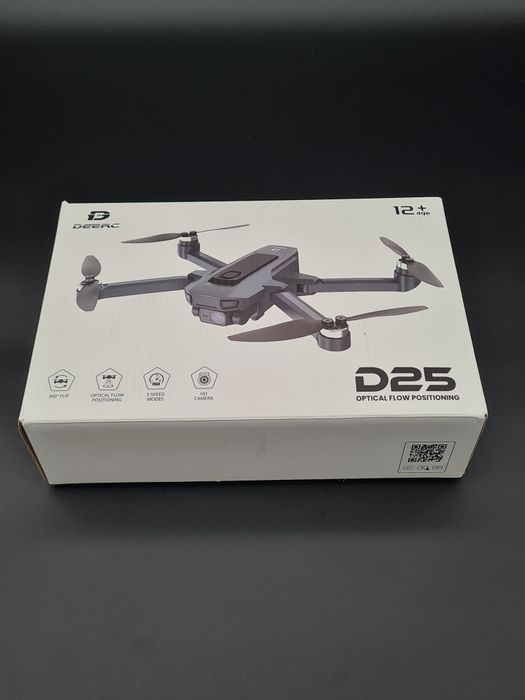 DEERC D25 Foldable Drone 1080P Camera 5G FPV 40 Min Flight Time – Blac